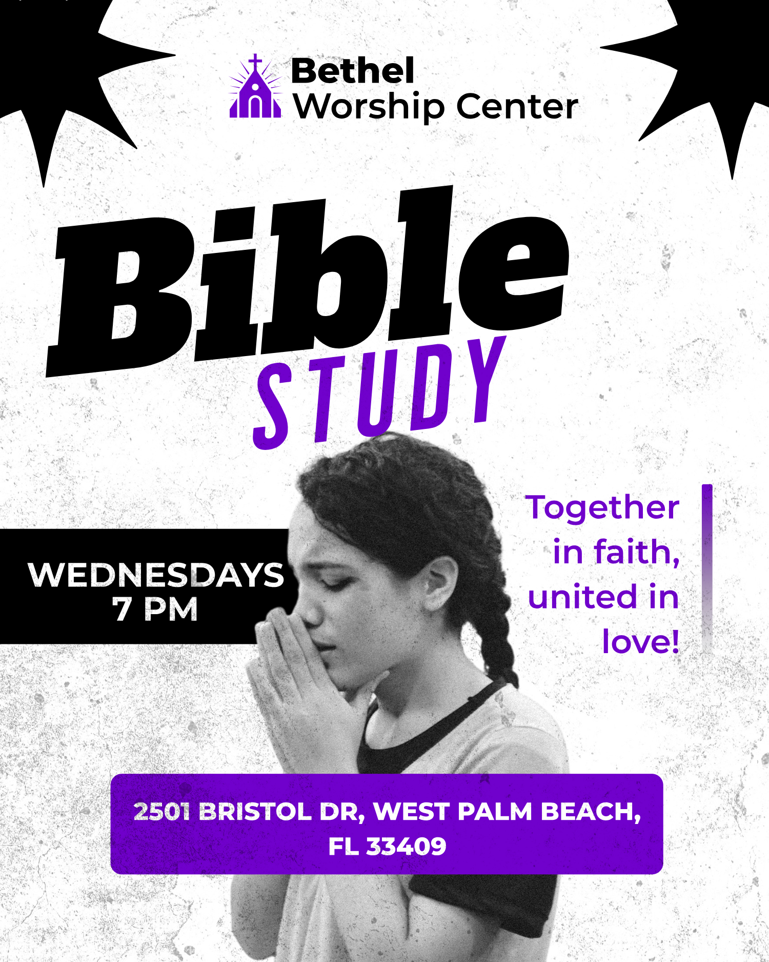 Bethel Worship Center - Bible Study Wed. 7pm-8pm